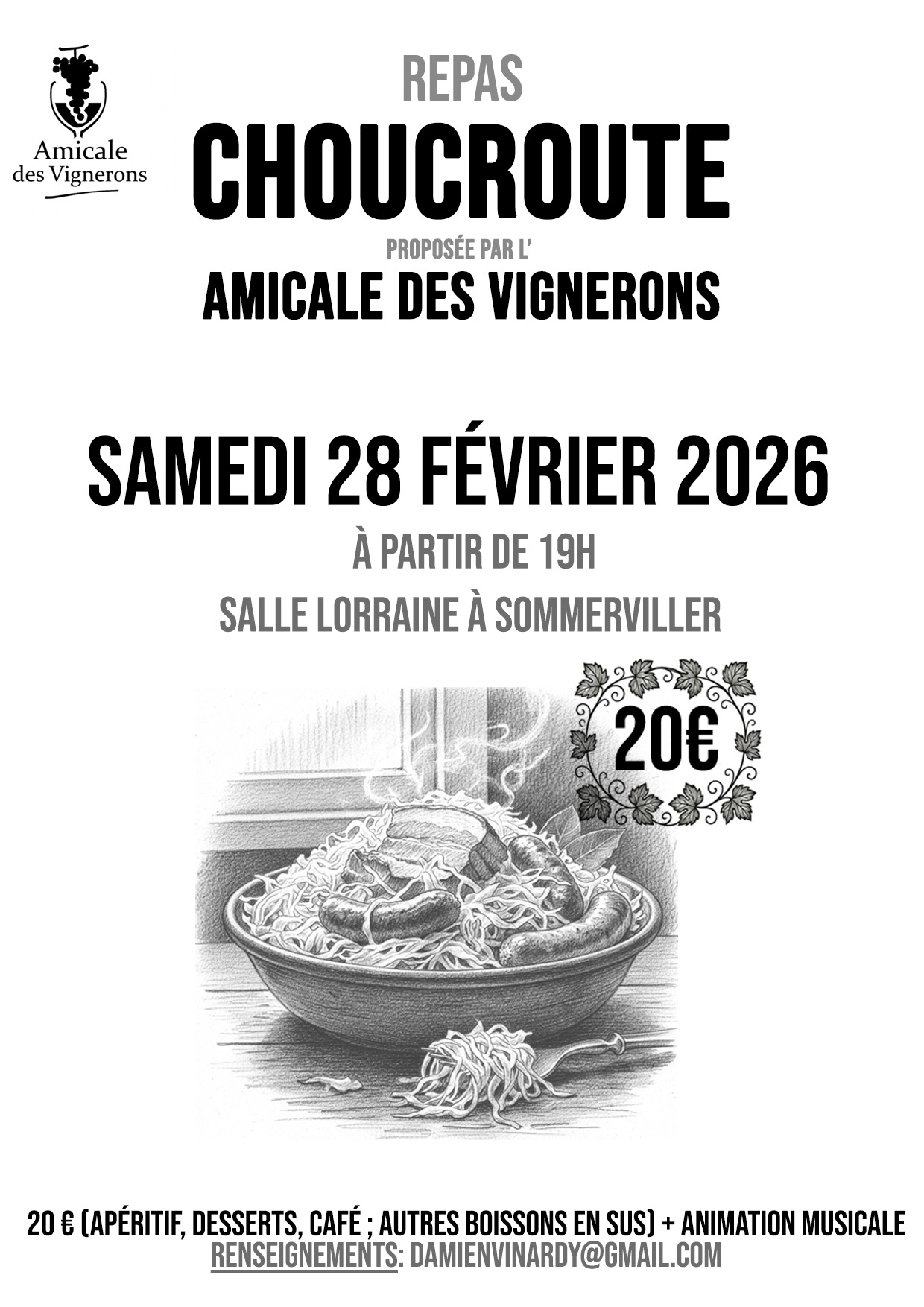 Samedi 28 février à Sommerviller